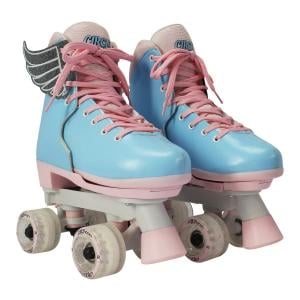 Circle Society Adjustable Kids Quad Roller Skates - Cotton Candy Rhythm Skates
