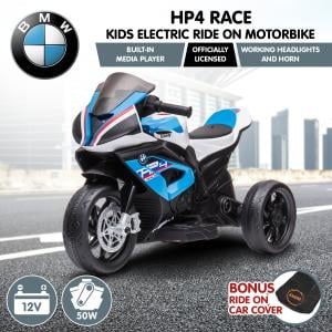 BMW HP4 Race Kids Toy Electric Ride On Motorcycle - Blue