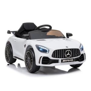 Mercedes Benz Licensed Kids Ride On Car Remote Control by Kahuna White