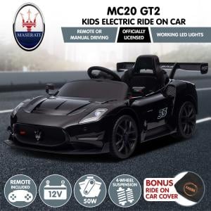 Maserati MC20 GT2 Licensed Electric Kids Race Car - Black