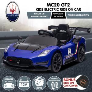 Maserati MC20 GT2 Licensed Electric Kids Car - Blue | Kahuna