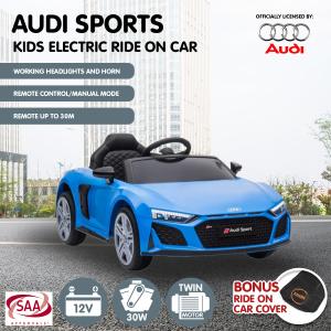 Audi Sport Licensed Kids Ride on Car Remote Control by Kahuna Blue