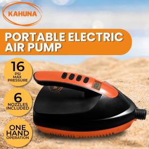 Kahuna 12V Electric Air Pump for Inflatable Paddle Boards, Air Track Mats, Gym Mats & More