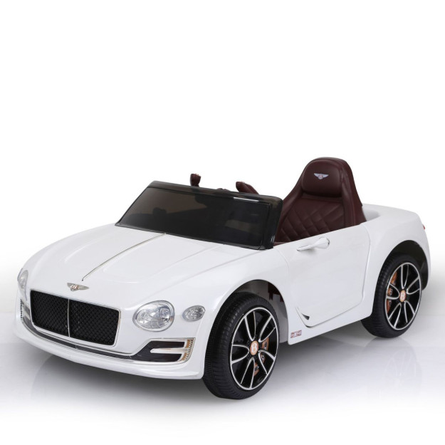 Bentley Exp 12 Speed 6E Licensed Kids Ride On Electric Car Remote Control - White