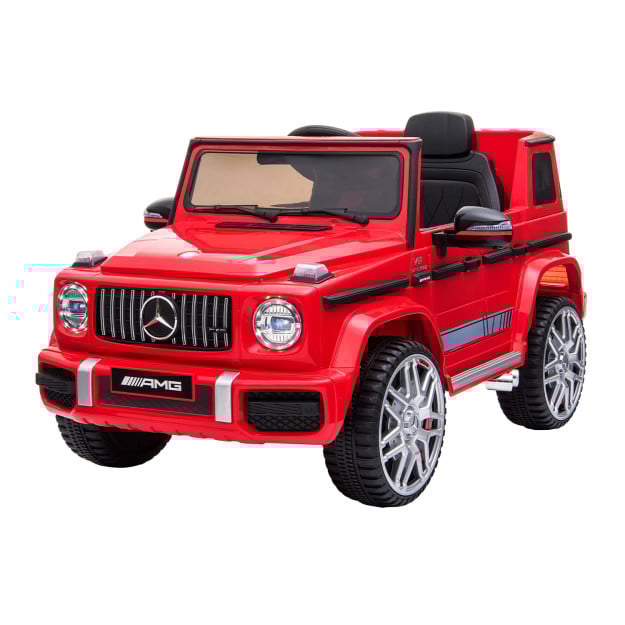 Mercedes Benz AMG G63 Licensed Kids Ride On Electric Car Remote Control - Red