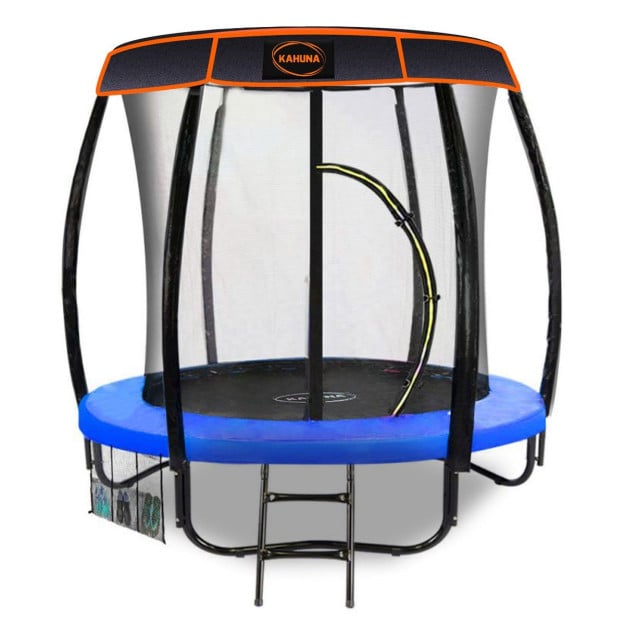 Kahuna Trampoline 6 ft with Roof - Blue