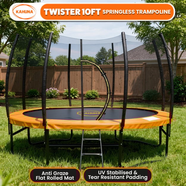 Kahuna Twister 10ft Springless Trampoline