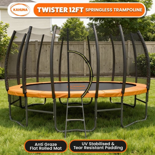 Kahuna Twister 12ft Springless Trampoline