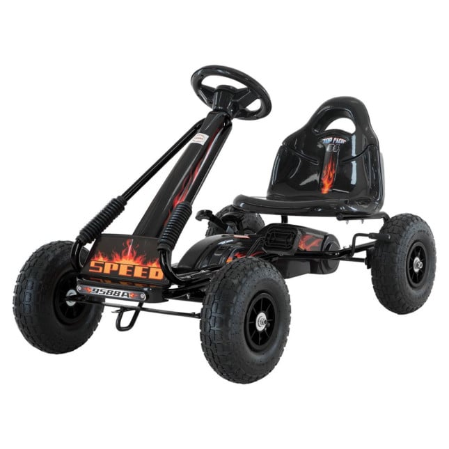 Kahuna G95 Kids Ride On PedalPowered Go Kart Black