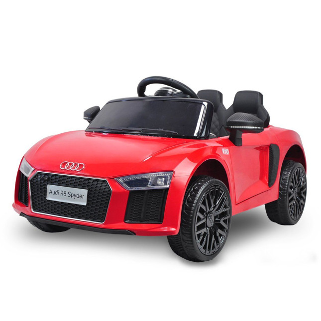 Audi R8 Spyder Licensed Kids Ride on Car Remote Control by Kahuna Red