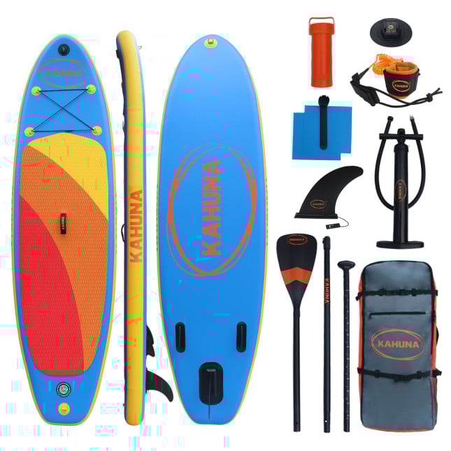 Kahuna Hana 10ft Inflatable Stand Up Paddle Board SUP with Carry Bag