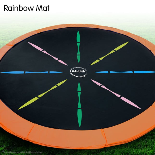 Kahuna Replacement Trampoline Mat Rainbow for Classic and Pro Models