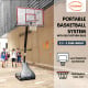Kahuna Portable Basketball Ring Stand Adjustable with Rebound Image 4 thumbnail