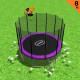 Kahuna Blizzard 8 ft Trampoline Green with Basketball Set Purple thumbnail