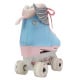 Circle Society Adjustable Kids Quad Roller Skates - Cotton Candy Rhythm Skates Image 3 thumbnail