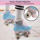Circle Society Adjustable Kids Quad Roller Skates - Cotton Candy Rhythm Skates Image 7 thumbnail