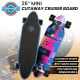 Kryptonics 26-inch Skateboard Mini Cutaway Cruiser Board - 89 IS Fine Image 9 thumbnail