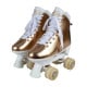 Circle Society Adjustable Quad Kids Roller Skates - Metallic Rose Gold Rhythm Skates thumbnail