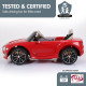 Bentley Exp 12 Speed 6E Licensed Kids Ride On Electric Car Remote Control - Red Image 10 thumbnail