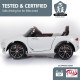 Bentley Exp 12 Speed 6E Licensed Kids Ride On Electric Car Remote Control - White Image 10 thumbnail