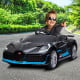 Authorised Bugatti Divo Kids Electric Ride On Car - Black Image 11 thumbnail