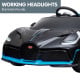 Authorised Bugatti Divo Kids Electric Ride On Car - Black Image 7 thumbnail