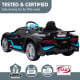 Authorised Bugatti Divo Kids Electric Ride On Car - Black Image 10 thumbnail