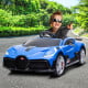 Authorised Bugatti Divo Kids Electric Ride On Car - Blue Image 11 thumbnail