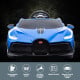 Authorised Bugatti Divo Kids Electric Ride On Car - Blue Image 6 thumbnail