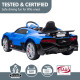 Authorised Bugatti Divo Kids Electric Ride On Car - Blue Image 10 thumbnail