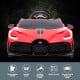 Authorized Bugatti Divo Kids Ride-on Car HL338 - Red Image 7 thumbnail