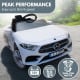 Mercedes Benz CLS 350 Kids Electric Ride On Car with Remote Control - White Image 10 thumbnail