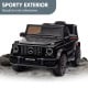 Mercedes Benz AMG G63 Licensed Kids Ride On Electric Car Remote Control - Black Image 3 thumbnail