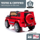 Mercedes Benz AMG G63 Licensed Kids Ride On Electric Car Remote Control - Red Image 8 thumbnail