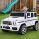Kahuna Mercedes Benz AMG G63 Kids Electric Ride On Car w/ Remote Control - White Image 14 thumbnail
