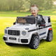 Mercedes Benz AMG G63 Licensed Kids Ride On Electric Car Remote Control - White Image 11 thumbnail