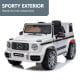 Mercedes Benz AMG G63 Licensed Kids Ride On Electric Car Remote Control - White Image 2 thumbnail