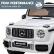 Mercedes Benz AMG G63 Licensed Kids Ride On Electric Car Remote Control - White Image 11 thumbnail