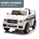 Mercedes Benz AMG G65 Licensed Kids Ride On Electric Car Remote Control - White Image 5 thumbnail