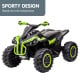 Kahuna GTS99 Kids Electric Ride On Quad Bike ATV - Green Image 6 thumbnail