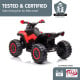 Kahuna GTS99 Kids Electric Ride On Quad Bike 50W ATV - Red Image 13 thumbnail