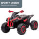 Kahuna GTS99 Kids Electric Ride On Quad Bike 50W ATV - Red Image 6 thumbnail