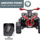 Kahuna GTS99 Kids Electric Ride On Quad Bike 50W ATV - Red Image 10 thumbnail