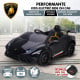 Lamborghini Performante Kids Electric Ride On Car Remote Control - Black Image 2 thumbnail