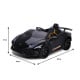 Lamborghini Performante Kids Electric Ride On Car Remote Control - Black Image 11 thumbnail
