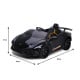 Lamborghini Performante Kids Electric Ride On Car Remote Control - Black Image 7 thumbnail