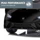 Lamborghini Performante Kids Electric Ride On Car Remote Control - Black Image 9 thumbnail