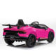 Lamborghini Performante Kids Electric Ride On Car Remote Control by Kahuna - Pink Image 13 thumbnail