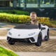 Lamborghini Performante Kids Electric Ride On Car Remote Control by Kahuna - White Image 12 thumbnail