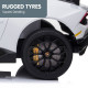 Lamborghini Performante Kids Electric Ride On Car Remote Control by Kahuna - White Image 7 thumbnail